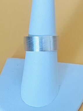 Thumb ring adjustable size, stamped .925